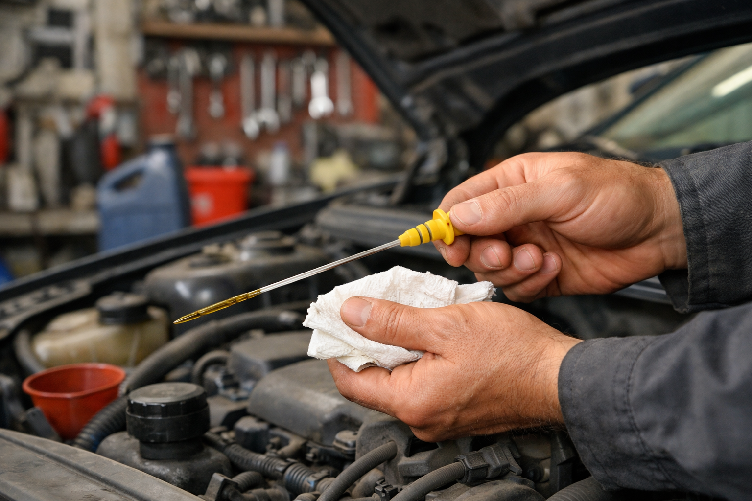 DIY car maintenance tools and supplies