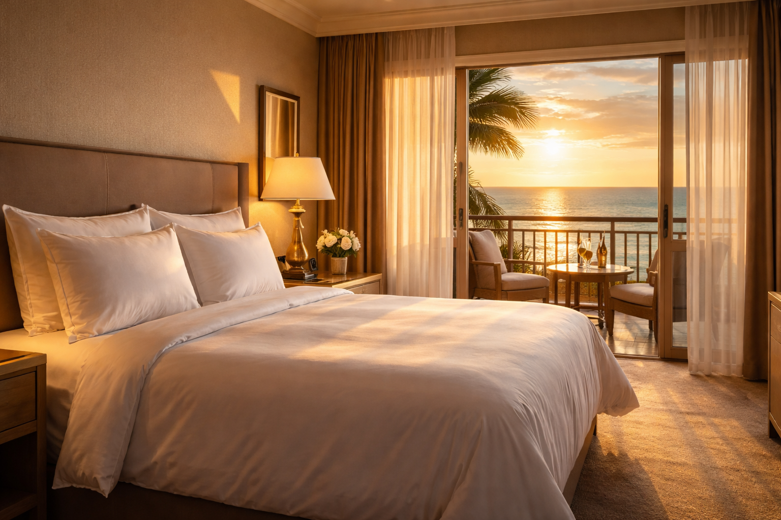 Hotel room with a great view